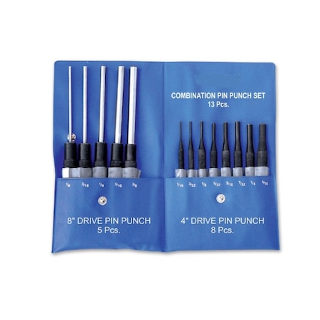 Hhip 13 Piece Combo Drive Pin Punch Set 8606-4113